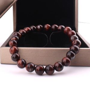 Vintage Style  Red Tiger Eye Bracelet - High quality materials